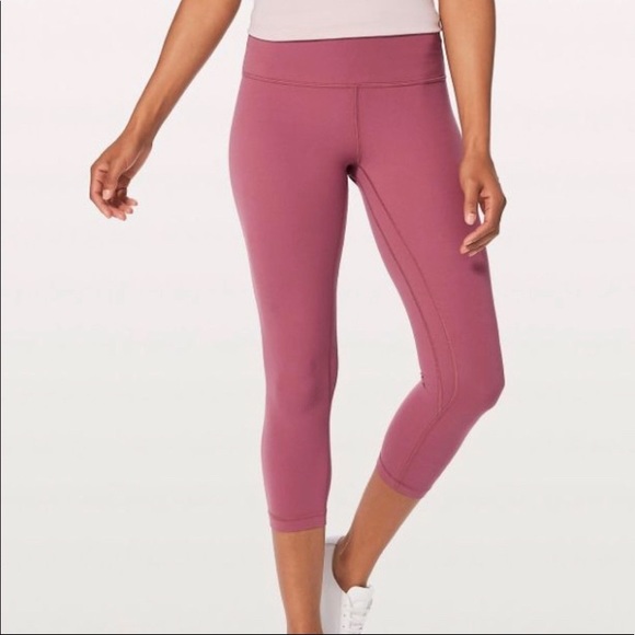 lululemon athletica Pants - Lululemon Dusty Rose Align High Rise Crop Leggings